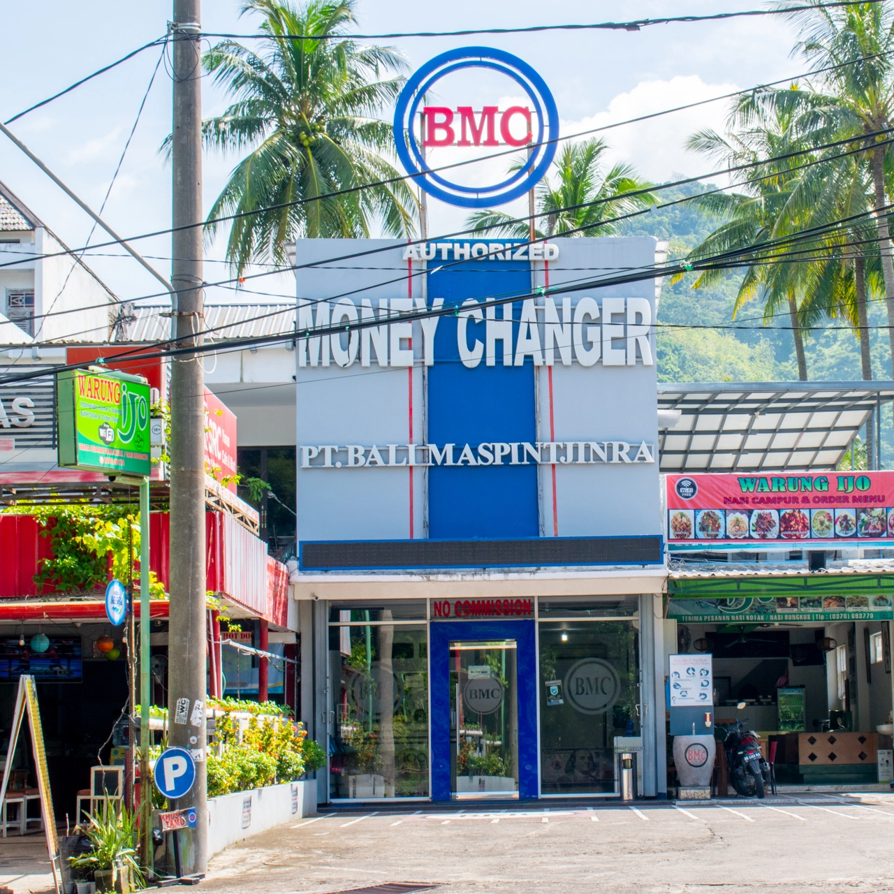 money changer in bali