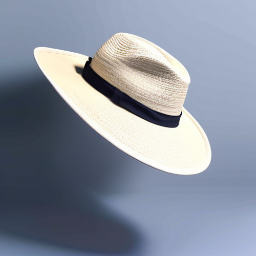 gray sun hat